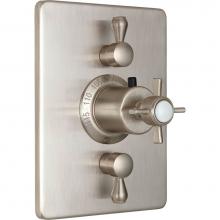 California Faucets TO-THC2L-34-MWHT - StyleTherm® Trim Only with Dual Volume Control