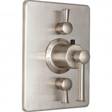 California Faucets TO-THC2L-48-MWHT - StyleTherm® Trim Only with Dual Volume Control