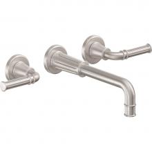 California Faucets TO-VC102-9-PC - Two Handle Lavatory Wall Faucet Trim Only