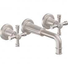 California Faucets TO-VC102X-7-PC - Two Handle Lavatory Wall Faucet Trim Only