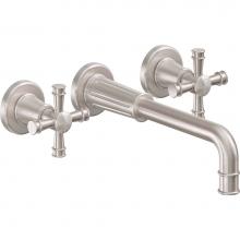 California Faucets TO-VC102X-9-PC - Two Handle Lavatory Wall Faucet Trim Only