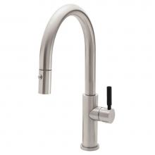 California Faucets K51-102-BST-RBZ - Pull-Down Kitchen Faucet - Low Spout