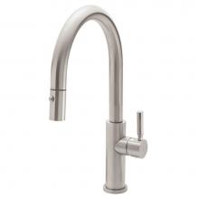 California Faucets K51-102-ST-RBZ - Pull-Down Kitchen Faucet - Low Spout