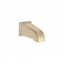 Huntington Brass P0729516 - Tub Spout, Satin Brass PVD