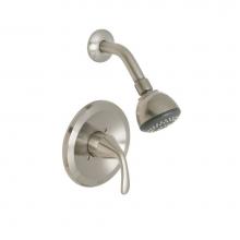 Huntington Brass P6120029 - Retro. Slide Bar Shower Set, Satin Nickel