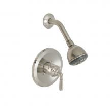 Huntington Brass P6120629 - Retro. Slide Bar Shower Set, Satin Nickel