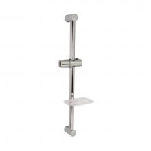 Huntington Brass P0230401 - Round Style Slide Bar Set. Chrome