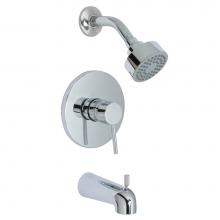 Huntington Brass P6380201 - Euro Tub And Shower Trim Kit, Chrome