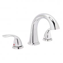 Huntington Brass S7326501 - Clover Three Piece Roman Tub Filler Faucet