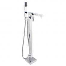 Huntington Brass S7880501 - Free Standing Roman Tub Filler With Hand Shower