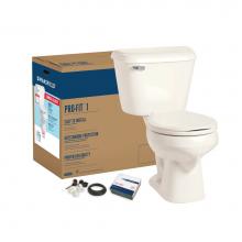 Mansfield Plumbing 013014317 - Pro-Fit 1 1.6 Round Complete Toilet Kit