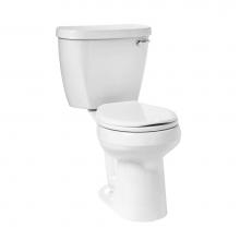 Mansfield Plumbing 388-387RHWHT - Summit 1.28 Round SmartHeight Toilet Combination