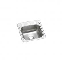 Elkay BCR151 - Celebrity Stainless Steel 15'' x 15'' x 6-1/8'', 1-Hole Single Bowl