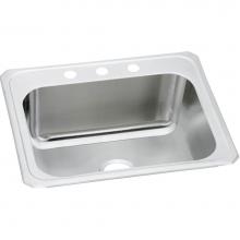 Elkay DCR2522120 - Pursuit Stainless Steel 25'' x 22'' x 12-1/4'', 0-Hole Single Bowl D