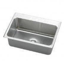 Elkay DLR312212X - 18 Gauge 31'' X 22'' X 11.625'' Single Bowl Kitchen Sink