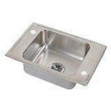 Elkay DRKAD251755X - 18 Gauge 25'' X 17'' X 5.5'' Single Bowl Sink