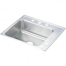 Elkay DRKR2220R4 - Lustertone Classic Stainless Steel 22'' x 19-1/2'' x 7-1/2'', Single