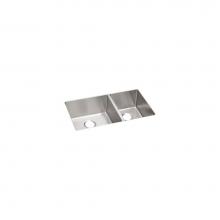 Elkay ECTRU32179RT - Crosstown 18 Gauge Stainless Steel 31-1/2'' x 18-1/2'' x 9'', 60/40