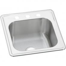 Elkay ESE2020103 - Celebrity Stainless Steel 20'' x 20'' x 10-1/8'', 3-Hole Single Bowl