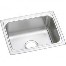 Elkay LFR2519 - Lustertone Classic Stainless Steel 25'' x 19-1/2'' x 7-5/8'', Single