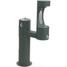 Elkay LK4420BF1LEVG - Outdoor ezH2O Lower Bottle Filling Station Bi-Level Pedestal, Non-Filtered Non-Refrigerated Evergr