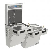 Elkay LMABFTL8WSSK - ezH2O Bottle Filling Station with Mechanically Activated, Bi-Level ADA Cooler Filtered Refrigerate