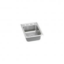 Elkay LR1722X - 18 Gauge 17'' X 22'' X 7.625'' Single Bowl Kitchen Sink