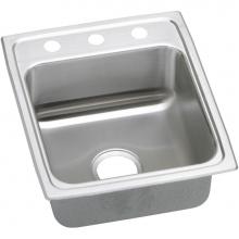 Elkay LRADQ1720600 - Lustertone Classic Stainless Steel 17'' x 20'' x 6'', Single Bowl Dr