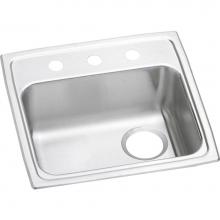 Elkay LRAD191855RMR2 - Lustertone Classic Stainless Steel 19'' x 18'' x 5-1/2'', MR2-Hole S