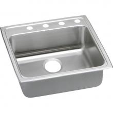 Elkay LRADQ222255MR2 - Lustertone Classic Stainless Steel 22'' x 22'' x 5-1/2'', MR2-Hole S