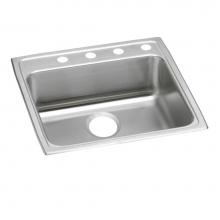 Elkay LRAD2222501 - Lustertone Classic Stainless Steel 22'' x 22'' x 5'', 1-Hole Single