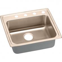 Elkay LRAD252145MR2-CU - CuVerro Antimicrobial Copper 25'' x 21-1/4'' x 4-1/2'', MR2-Hole Sin