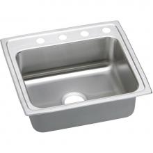 Elkay LRADQ252165MR2 - Lustertone Classic Stainless Steel 25'' x 21-1/4'' x 6-1/2'', Single