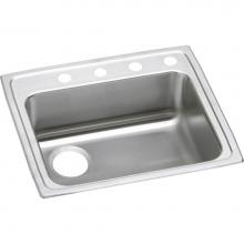 Elkay LRAD252160L1 - Lustertone Classic Stainless Steel 25'' x 21-1/4'' x 6'', Single Bow