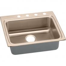 Elkay LRAD252265MR2-CU - CuVerro Antimicrobial Copper 25'' x 22'' x 6-1/2'', Single Bowl Drop