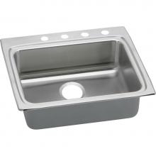 Elkay LRADQ2522600 - Lustertone Classic Stainless Steel 25'' x 22'' x 6'', Single Bowl Dr