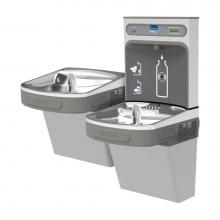 Elkay LZSTLDDWSVRLK - ezH2O Bottle Filling Station and Versatile Bi-Level ADA Vandal-Resistant Cooler, Filtered Non-Refr