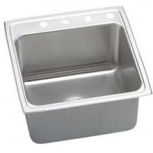 Elkay MDLR222210MR2 - 18 Gauge Stainless Steel 22'' x 22'' x 10.125'' Single Bowl Drop-in