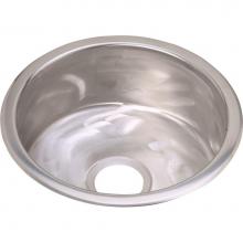 Elkay SCF16FBSR - Stainless Steel 16-3/8'' x 16-3/8'' x 7'', Single Bowl Dual Mount Ba