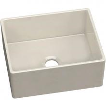 Elkay SWUF2520BI - Fireclay 24-7/16'' x 19-11/16'' x 9-1/8'' Single Bowl Farmhouse Sink