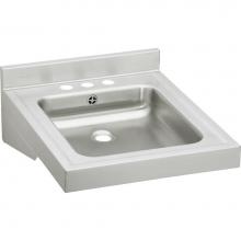 Elkay WCLWO1923OSD3 - Sturdibilt Stainless Steel 19'' x 23'' x 4'', Wall Hung Single Bowl