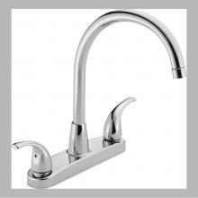 Peerless P299568LF - Peerless Tunbridge: Two Handle Kitchen Faucet