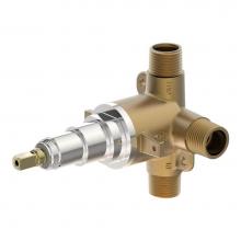 Symmons 2DIVBODYSRT - Temptrol Brass Dual Outlet Diverter Valve