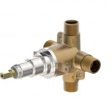 Symmons 3DIVBODYSRT - Temptrol Brass Triple Outlet Diverter Valve