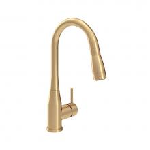 Symmons S-2302-BBZ-PD-1.5 - Sereno Single-Handle Pull-Down Sprayer Kitchen Faucet in Brushed Bronze (1.5 GPM)