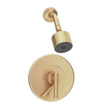 Symmons S-3501-CYL-B-BBZ-1.5-TRM - Dia Single Handle 1-Spray Shower Trim with Secondary Volume Control in Brushed Bronze - 1.5 GPM (V