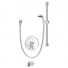 Symmons S-3504-H321-V-CYL-B-L/HSX - Dia Tub/Hand Shower System