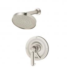 Symmons S-5301-STN-1.5-TRM - Museo Single Handle 1-Spray Shower Trim with Secondary Volume Control in Satin Nickel - 1.5 GPM (V