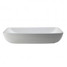 Decolav 1445-CWH - Above-Counter Rectangular Lavatory White