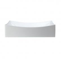 Decolav 1446-CWH - Above-Counter Rectangular Lavatory White